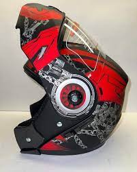 HELMET 3 in 1 Flipup FOR BIKE MOTORCYCLE - DUAL VISOR